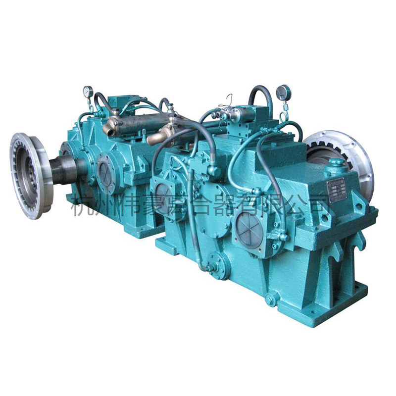 Clutch reduction gearbox for LJ120 compressor